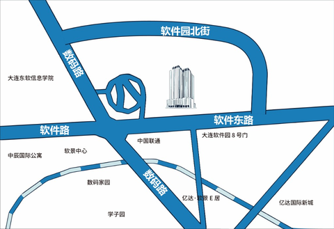 大連支社周辺マップ